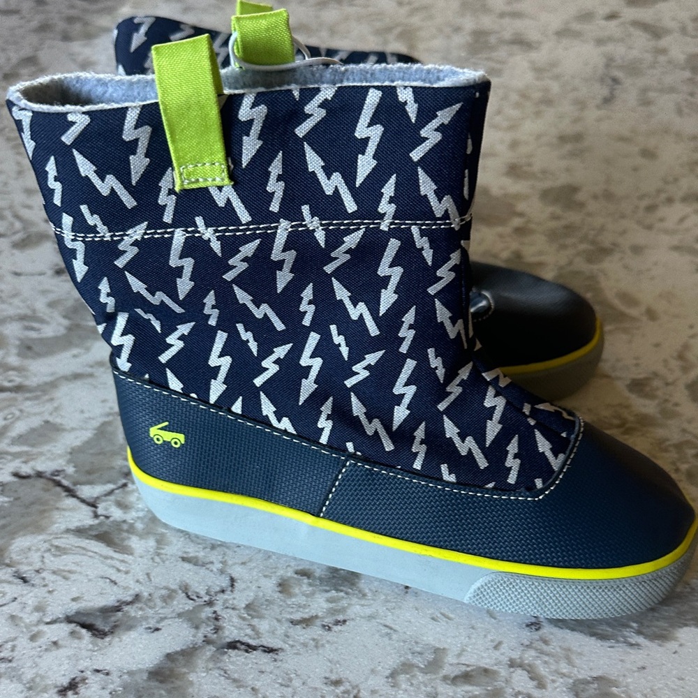 NWT See Kai Run-Toddler boy's Ripley Navy Blue water resistant boots
